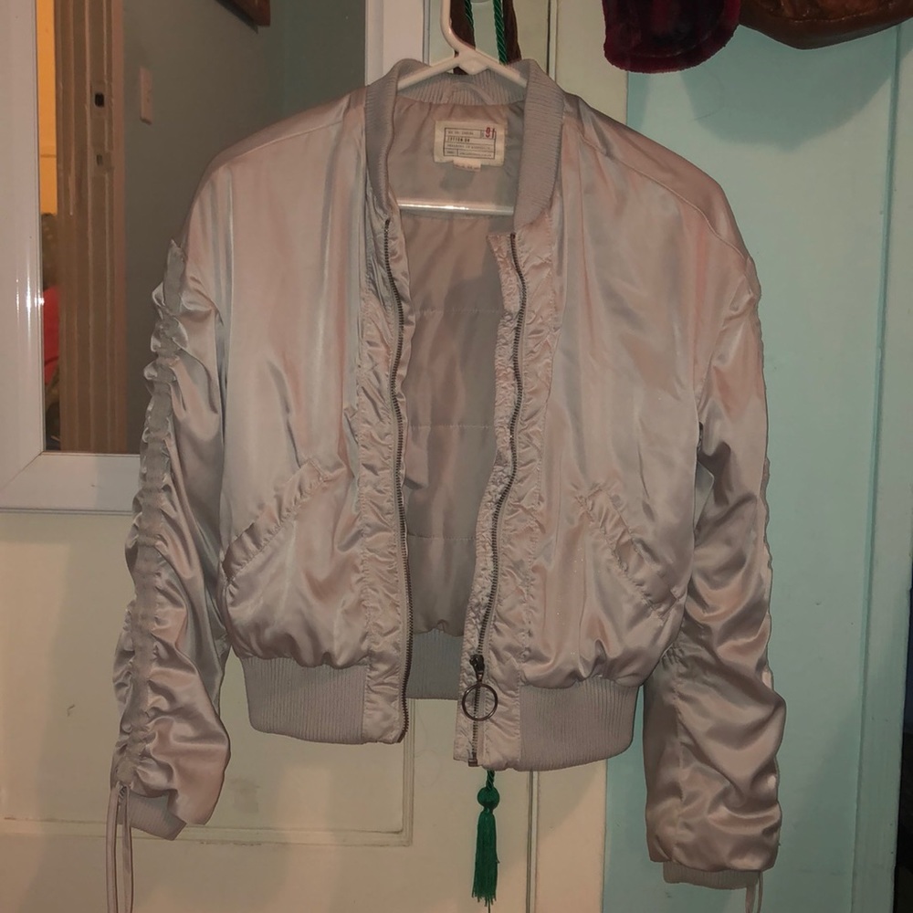 Cotton On Silver Puffy Jacket